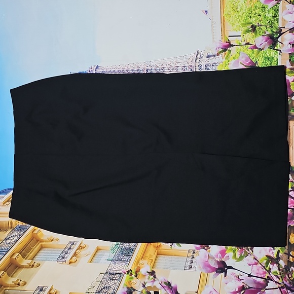 Eileen Fisher Elegant Black Pencil Skirt Size Small - Picture 5 of 5